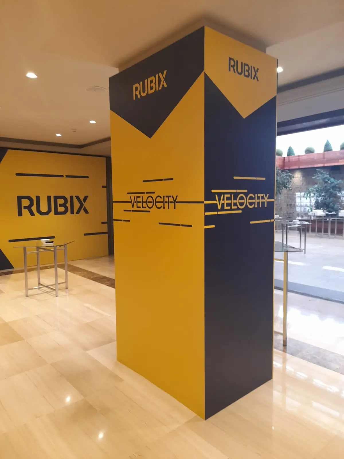Impresión sobre rígidos · proyecto real de Unical
