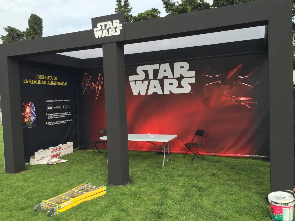 Espacio de marca de Star Wars para Disney